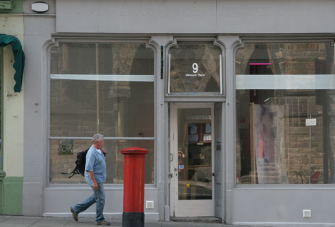 blown away shop front image